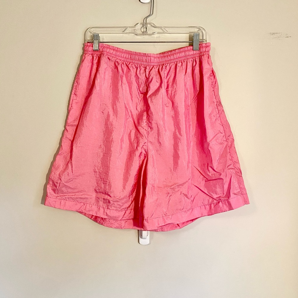 *VINTAGE* 80s Hot Pink Athletic Shorts XL